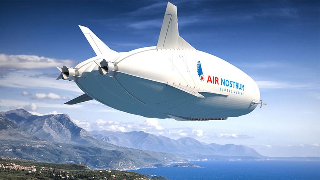 An artist’s impression of an Airlander 10 in Air Nostrum livery