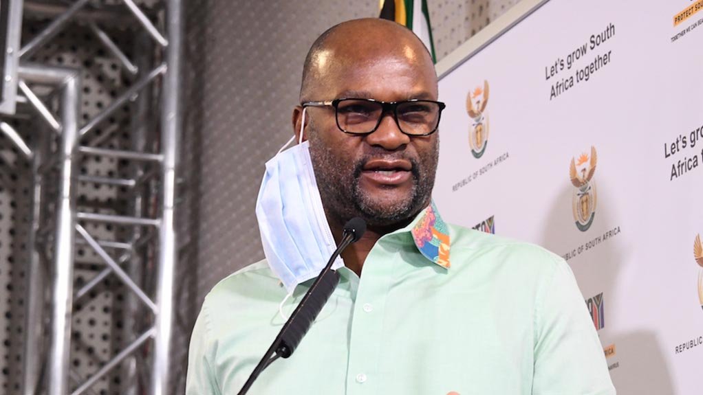 Image of Minister of Sports, Arts and Culture, Nathi Mthethwa