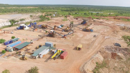 Lulo diamond mine in Angola