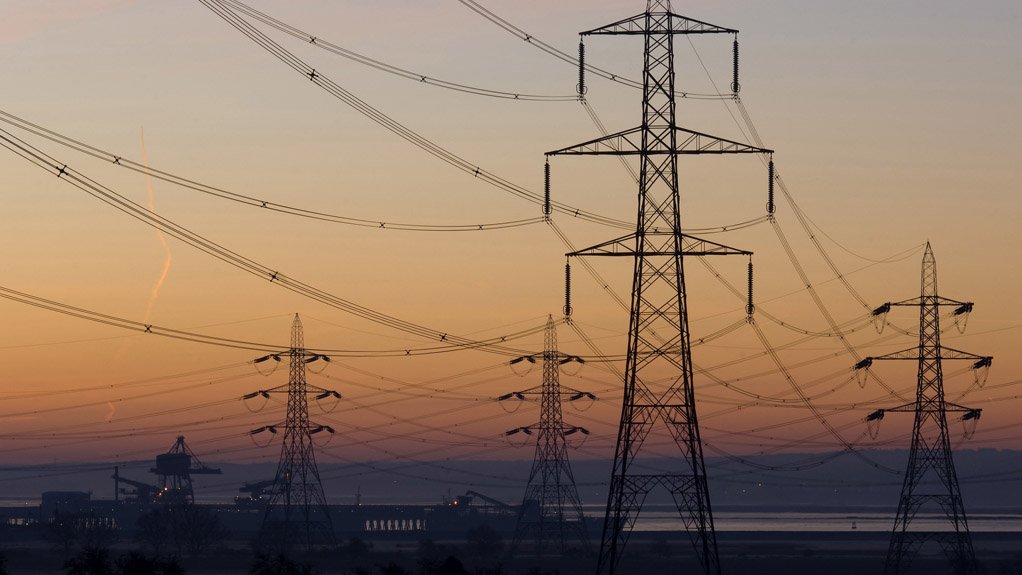 A photo of Eskom power lines
