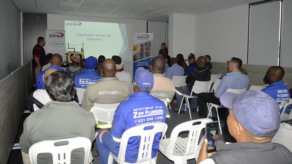 The training was provided at Plumblink’s technical showroom in Glen Anil, and was very well attended by members of IOPSA, emerging plumbers and employees of plumbing companies