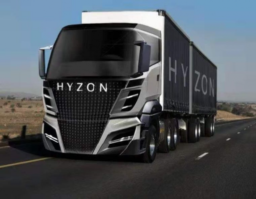 An image of a Hyzon fuel truck