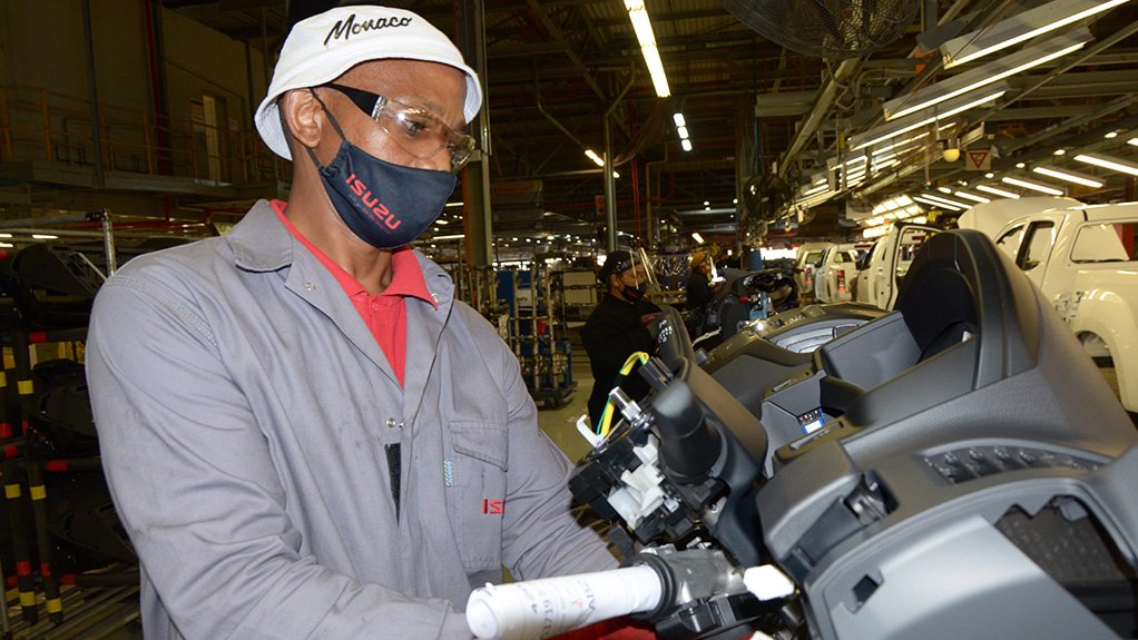Image of the inside of the Isuzu plant