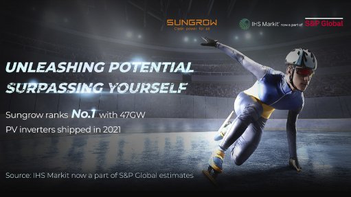Sungrow Ranks No. 1 in 2021 Global PV Inverter Shipment, Estimated by IHS Markit now a part of S&P Global