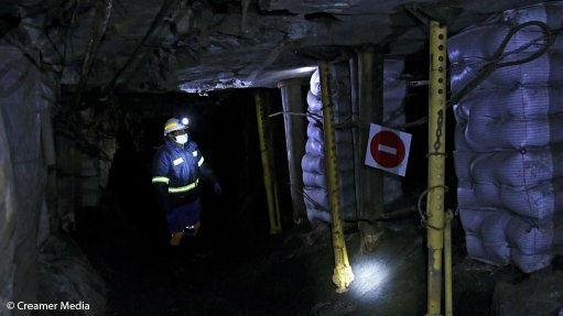 An image of a mining stope