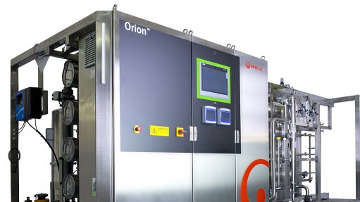 Image of The Orion purified water production system from Veolia