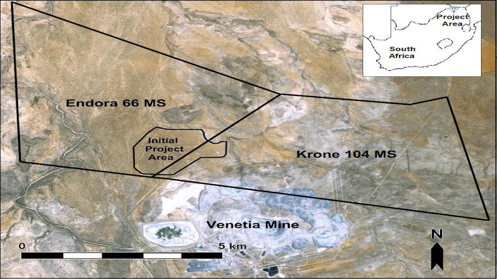 Tenement map of Krone-Endora project