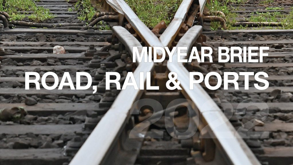 Cover image of Creamer Media's Midyear Brief for Road, Rail and Ports