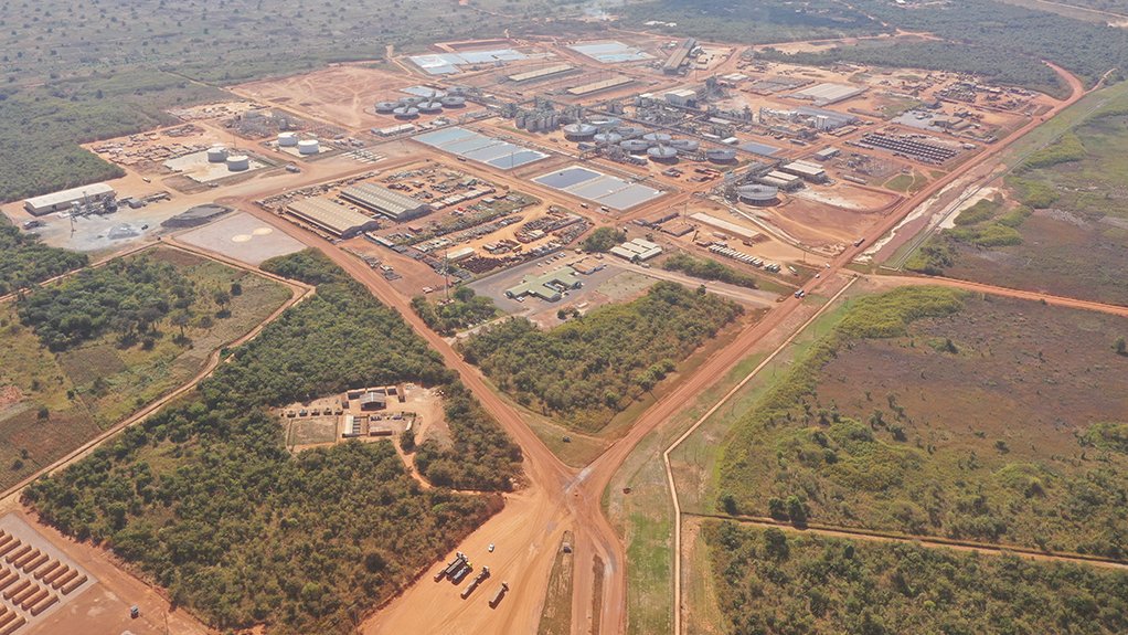 ERG's Metalkol Roan Tailings Reclamation operation in the DRC