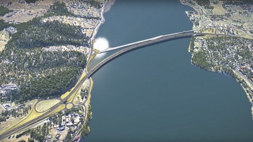 The New Bridgewater bridge visualisation