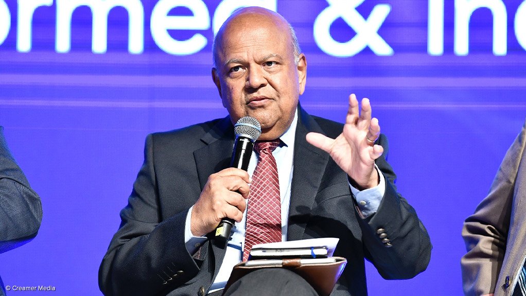 Image of Minister of Public Enterprises Pravin Gordhan