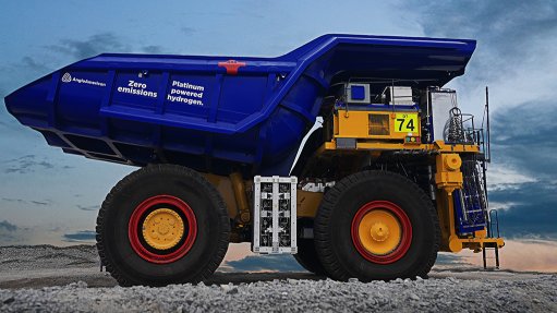 Anglo American's nuGen truck.