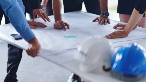 Generic image of people managing a construction project 