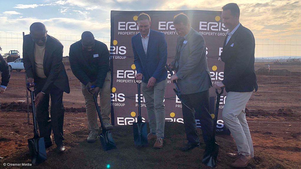 Stakeholders at sod turning ceremony