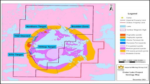 Map of Crater Lake geology