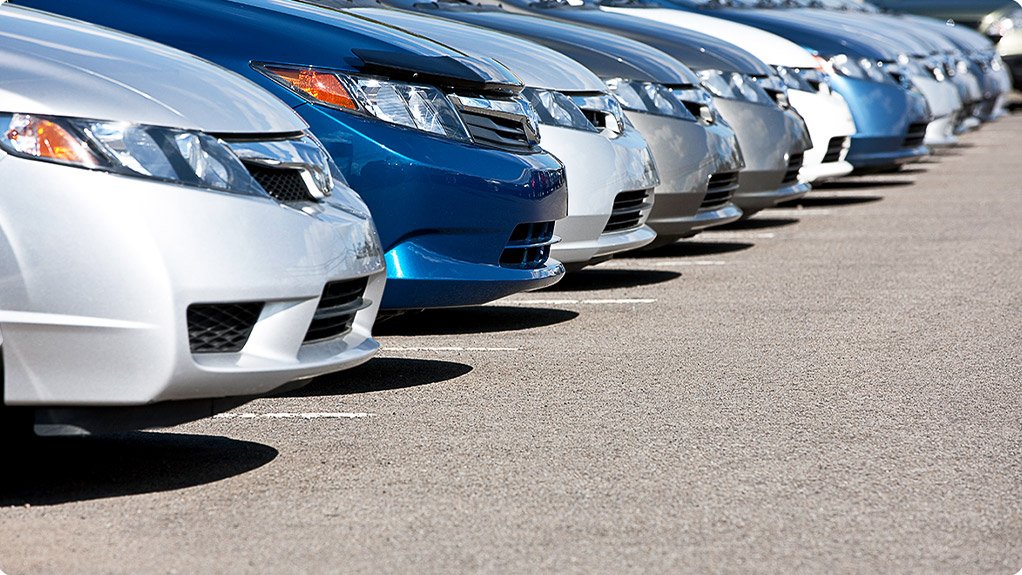 Image of a row of cars