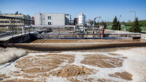 Image of a wastewater treatment plant