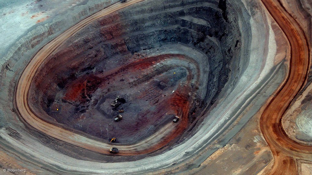 Image shows Oz Minerals' Prominent Hill mine 