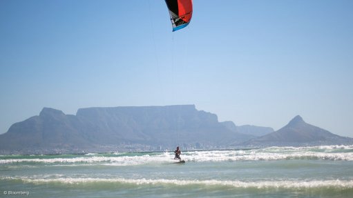 A photo of Table Mountain in Cape Town