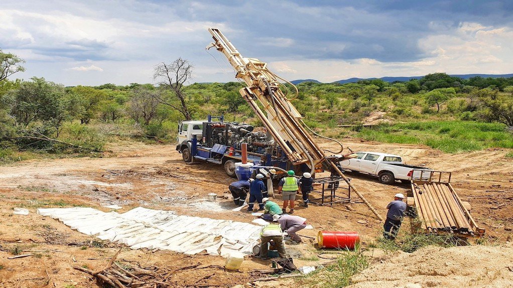 Drilling an anomaly at the Thorny River project