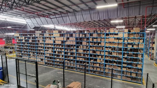 Image of inside TSAM's new parts distribution centre
