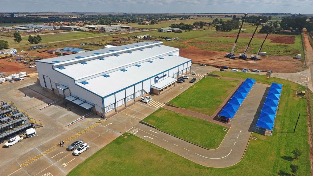 LOCALLY MADE While FLSmidth is a global group, much of the equipment that will be featured on its Electra Mining stand is produced in South Africa, either in whole or in part, at its Delmas SuperCenter. 