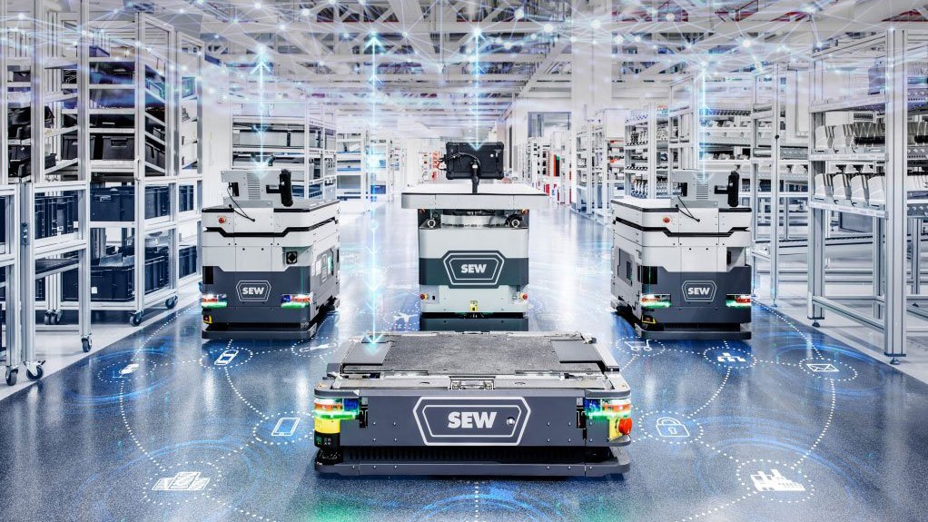AUTOMATED The Maxolution's automated guided vehicles 