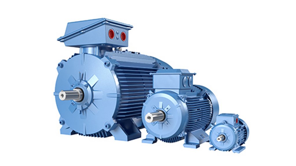 An image depicting blue ABB motors