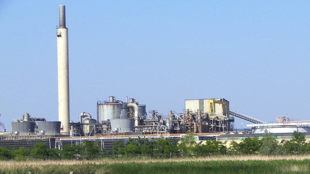 An image of the Budel zinc refining facility