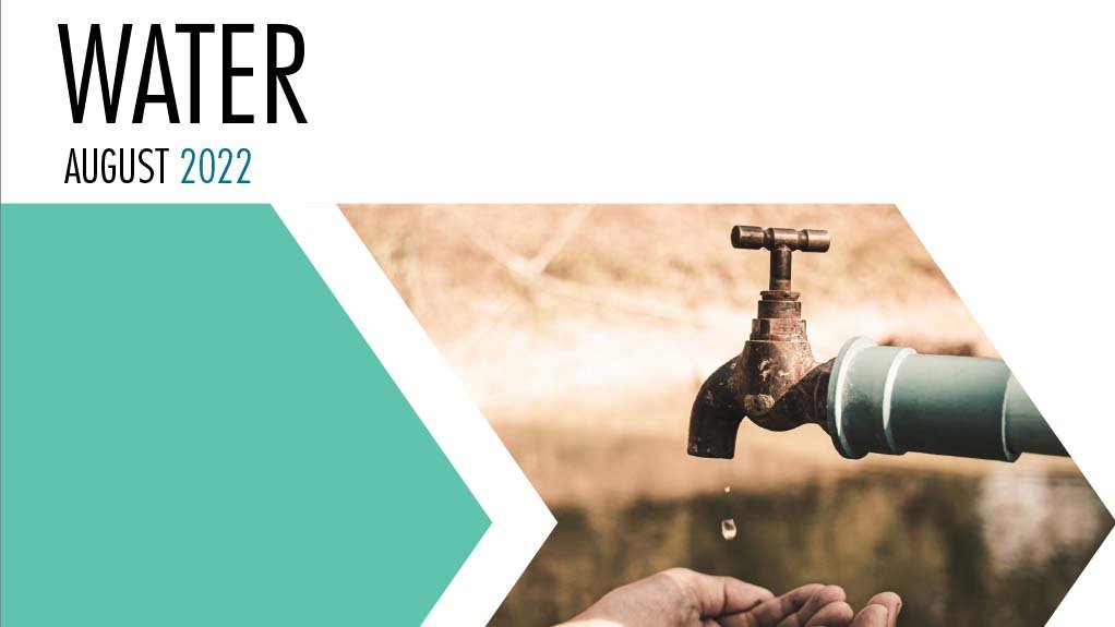 Cover image of Creamer Media's Water 2022 report