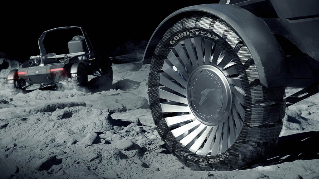 Image of the Goodyear, Lockheed Martin lunar concept vehicle