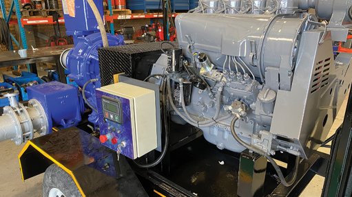 Image of pump set rebuilt by IPR