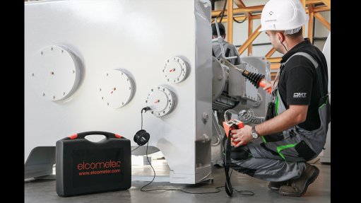 An image of an Elcometer being used at a facility 