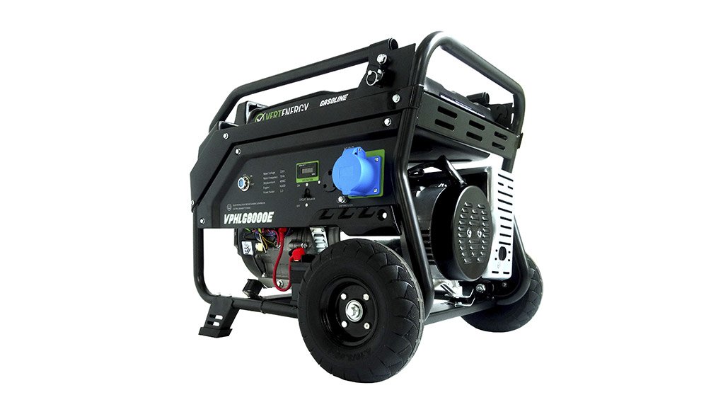 Vert 8kVA residential 220V petrol generator with an electric start and recoil start option. This is the unit that Vert Energy will be giving away for the draw