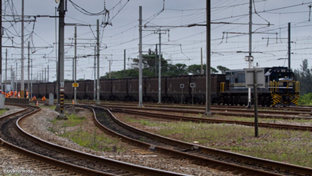 Rail infrastructure owned by Transnet