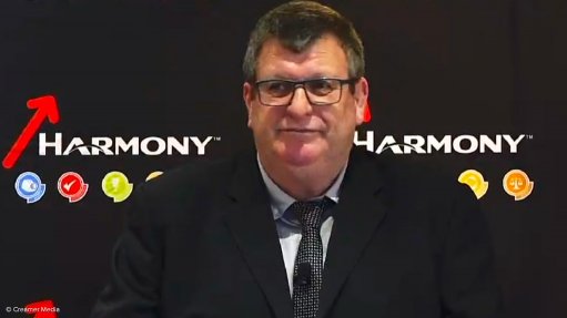 Harmony CEO Peter Steenkamp.