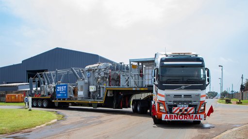 A photo of Zest WEG equipment being delivered