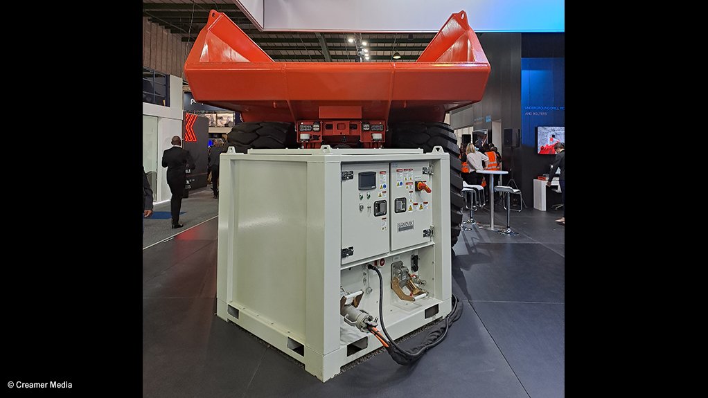 An image of the Sandvik TH665B charger 