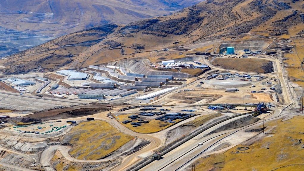 Aerial image of the Las Bambas mine