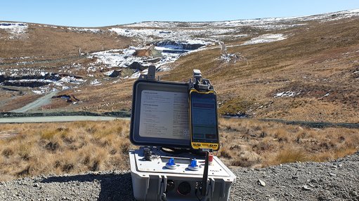 An image of the BME AXXIS Silver electronic initiation system at a mine in Lesotho 
