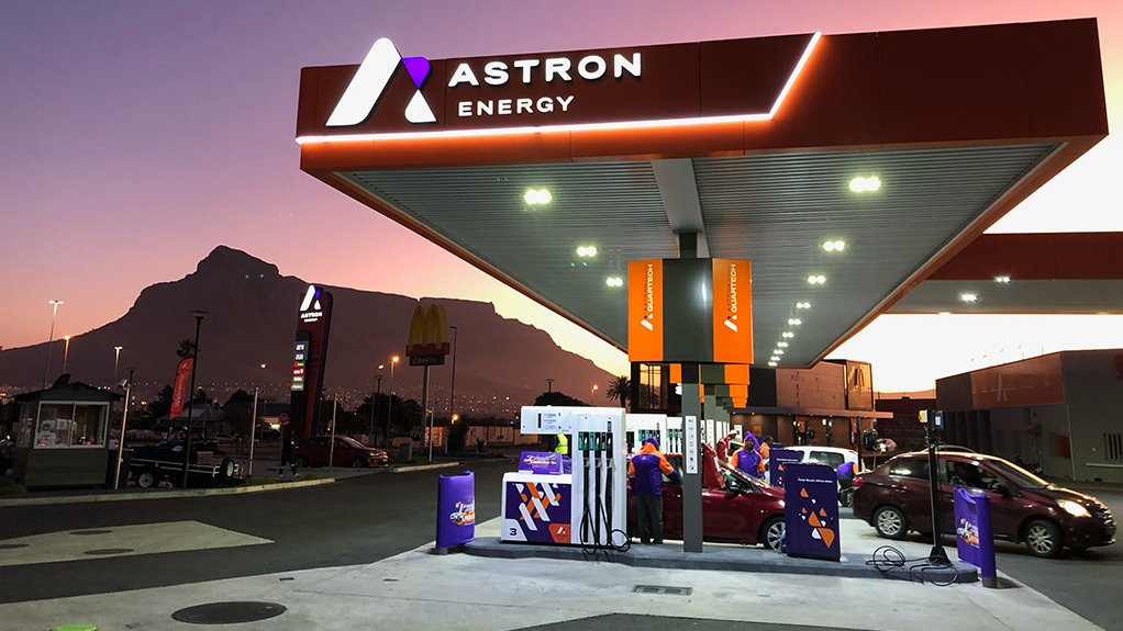 A rebranded service station in Cape Town