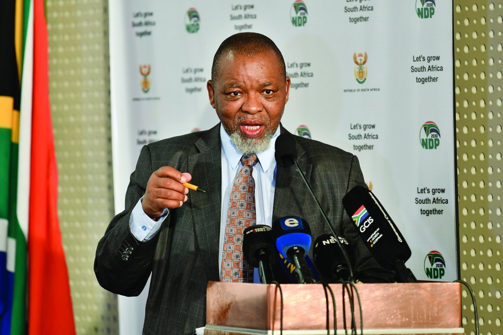 Mineral Resources and Energy Minister Gwede Mantashe