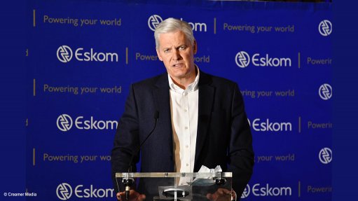 Eskom CEO sees South African gas as key in transition from coal