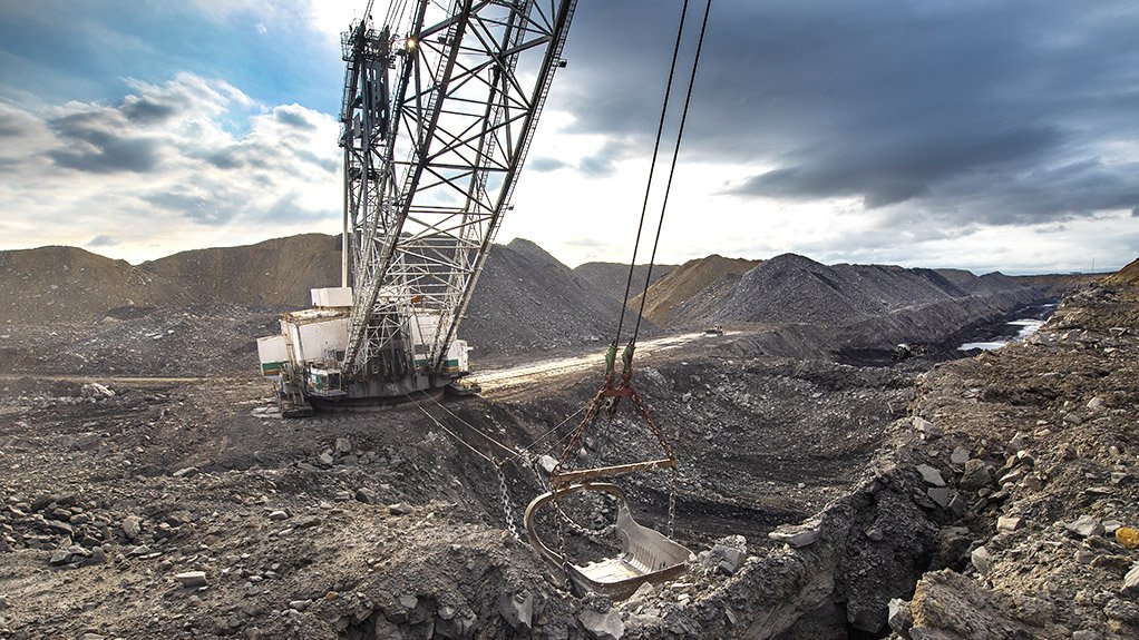 A photo of a coal mining operation owned by Thungela Resources