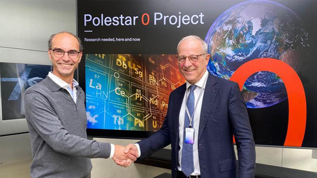 Pensana chairperson Paul Atherley and Polestar 0 project leader Hans Perhrson