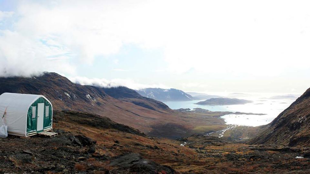 An image of Greenland Minerals' Kvanjefield area