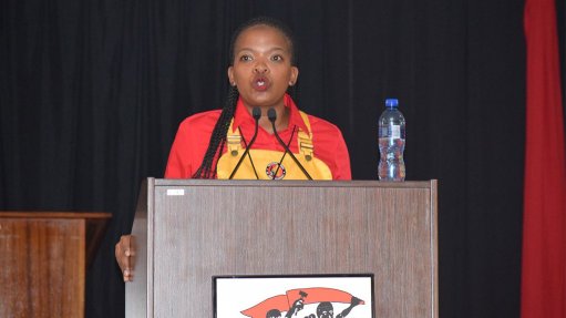 SA: Zingiswa Losi, Address by COSATU President, during her opening address of the COSATU 14th National Conference, Gallagher Convention Centre (26/09/22) 