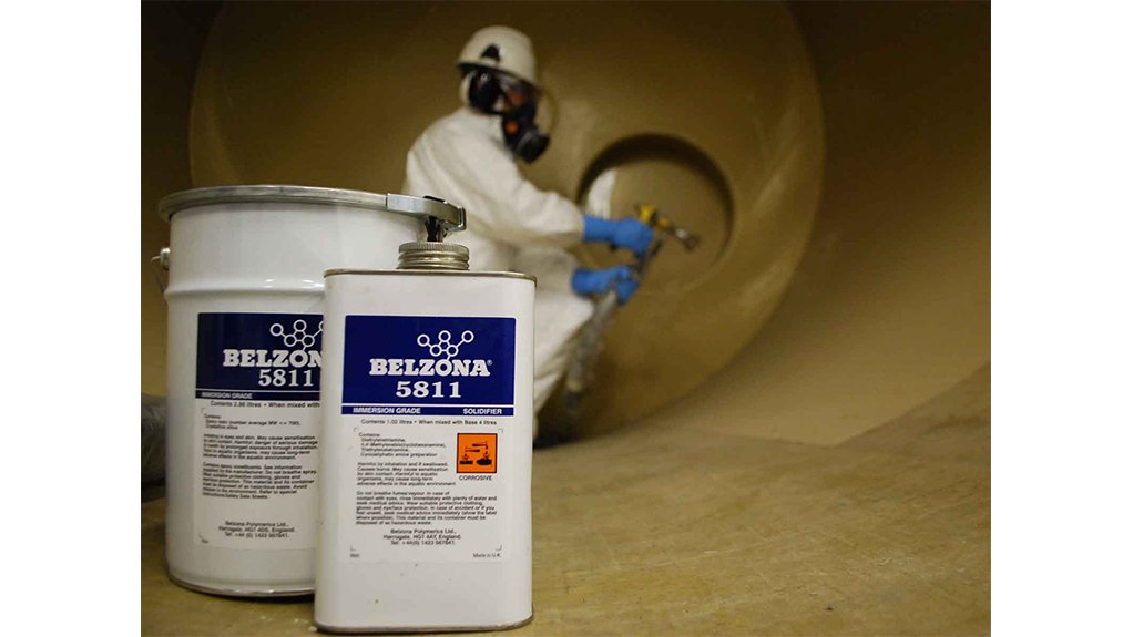 An image depicting the Belzona 5811 immersion-grade epoxy coating