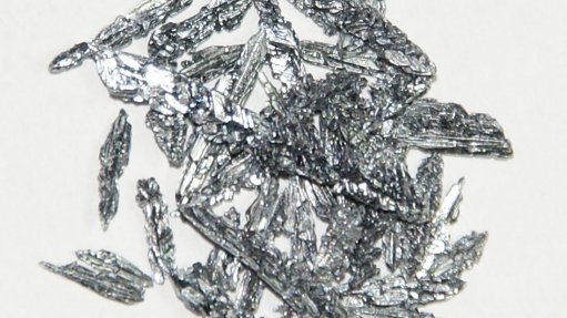 An image of vanadium crystals