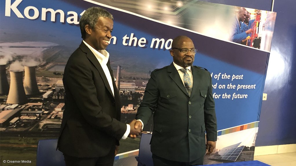 GEAPP executive director Joseph Nganga and CPUT vice-chancellor Professor Chris Nhlapo